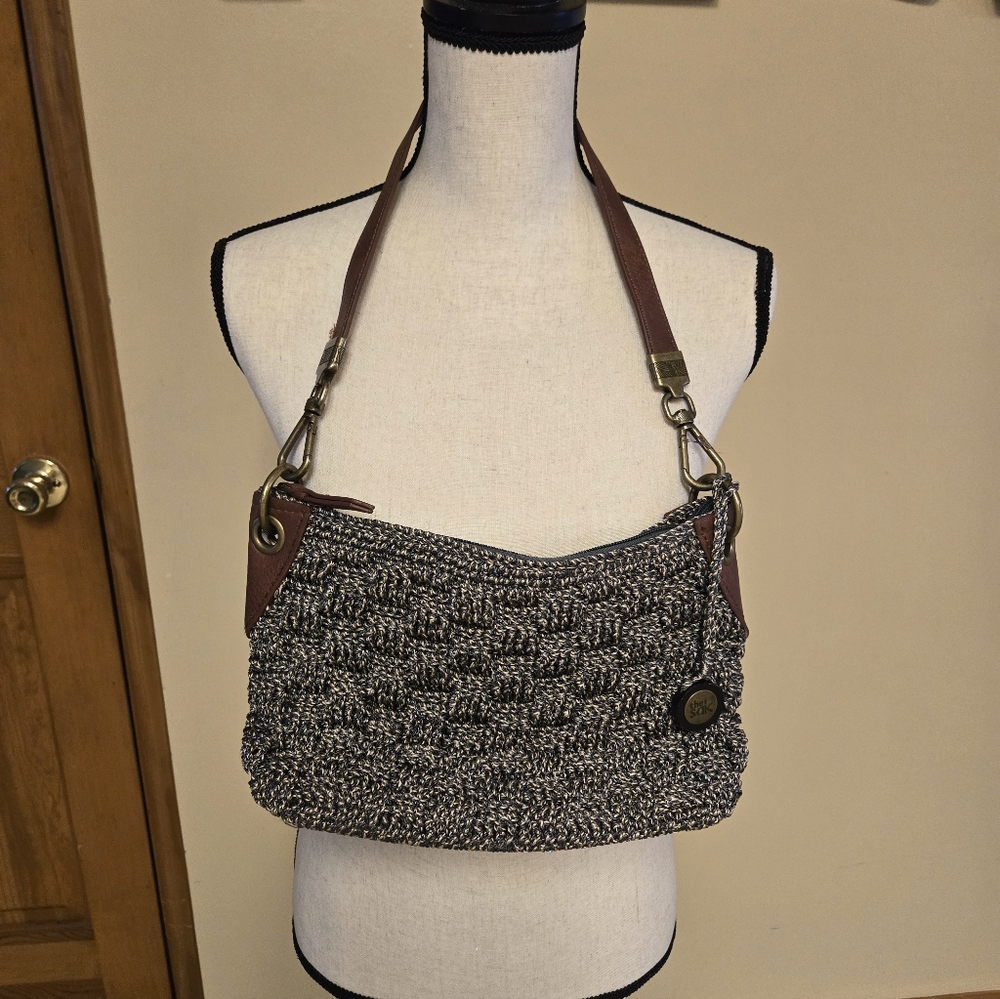 Saks Stylish Tweed Shoulder Bag - Picture 2 of 10